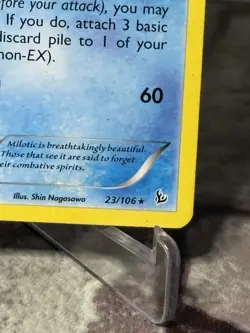 Pokemon TCG Milotic Flashfire 23/106 Holo Holo Rare HP Dmg - Image 3