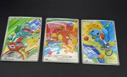 Pokemon 30th Series 1 First PartnerSet Bulbasaur 037 Charmander 038 Squirtle 039 - Image 1
