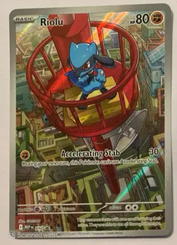 Pokemon Riolu 010 Me: Mega Evolution Promo Full Art Exclusive Holo Basic 80HP - Image 1
