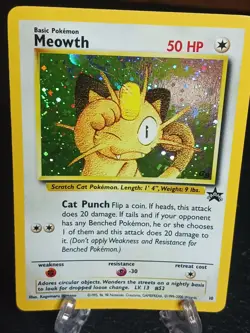 Meowth #10 Black Star Promo GB(Game Boy) stamped Holo Rare Pokemon Card - Image 5