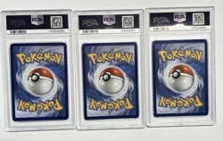 Pokemon Card Lot PSA Graded Team Rockets Meowth Raticate & Weezing 199 202 203 - Image 2