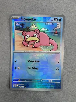 Slowpoke Masterball Reverse Holo 18/131 Pokemon Prismatic Evolutions MINT - Image 1