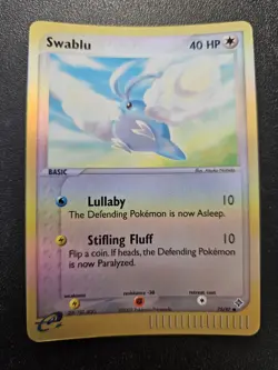 Pokemon EX Dragon Swablu Reverse Holo 75/97 EXC-NEAR MINT - Image 1