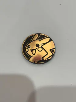 Lachendes Pikachu gold klein Coin Pokemon TCG - Image 1