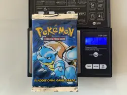 Pokemon Unlimited Base Set Sealed Booster Pack | 20.64g | Blastoise Art - Image 3