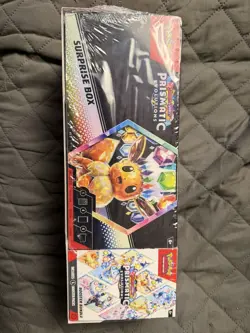Pokemon Prismatic Evolutions Surprise Box And Booster Bundle Sealed - Image 1