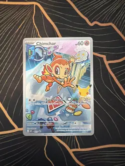 Chimchar MEP 041 - NM First Partner Pack Illustration Rare 30th Anniversary - Image 1