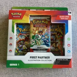 Pokemon First Partner Illustration Collection Series 1 Box - Image 1