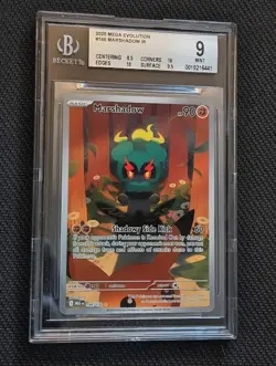 Pokemon Marshadow 146/132 Me01: Mega Evolution Holo BGS 9 Illustration Rare Holo - Image 1