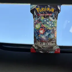 Pokemon Brand New Stellar Crown Sleeved Booster Pack - TCG: Factory Sealed - Image 1