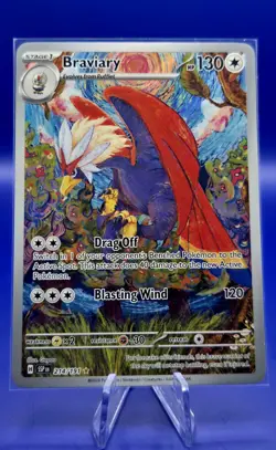 Pokemon Braviary 214/191 Surging Sparks Illustration Rare English NM - Image 1