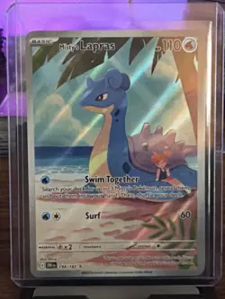 Pokemon Misty’s Lapras Destined Rivals Illustration Rare 194/182 - Image 1