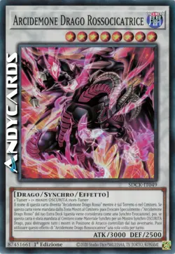 ARCIDEMONE DRAGO ROSSOCICATRICE • Super R • SDCK IT049 • 1Ed • Yugioh! ANDYCARDS - Image 1