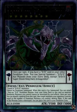 Yu-Gi-Oh! D/D/D Super Doom King Dark Armageddon Ultra Rare BLLR-EN008 - Image 1