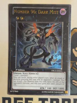 ORCS-EN043 Number 96: Dark Mist Ultimate Rare 1st Edition YuGiOh! VLP EURO - Image 3
