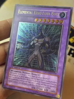Elemental Hero Aqua Neos POTD-EN031 Ultimate Rare 1st Edition YuGiOh NM EURO - Image 3