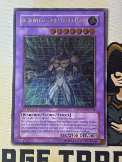 Elemental Hero Aqua Neos POTD-EN031 Ultimate Rare 1st Edition YuGiOh NM EURO - Image 4