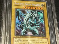 2002 Yu-Gi-Oh! Blue-Eyes White Dragon #BPT-003 BGS 8.5 - Image 4