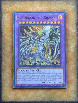 Yugioh Cyberdark End Dragon SDCS-EN044 Ultra Rare 1st Ed NM - Image 1