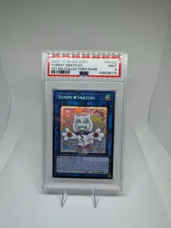 2025 YU-GI-OH! JUSH YUMMY SNATCHY 1ST ED-COLLECTOR'S RARE PSA 9 - Image 1