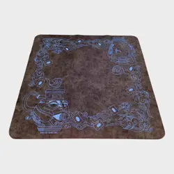 2-Player Fabric TCG Playmat FROST Charcoal Yugioh Duality SPICYHOT pvramid - Image 1