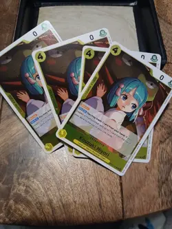 One Piece TCG - Kouzuki Hiyori Playset (x4) OP13-104 - Carrying on His Will ENG - Image 1