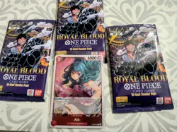 One Piece TCG OP-10 Royal Blood x3 Booster Packs - Sealed - Image 1