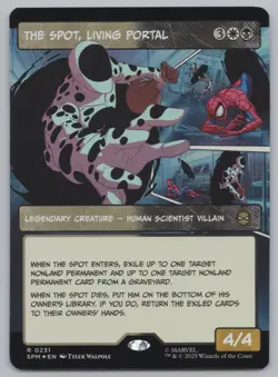 MTG - FOIL The Spot, Living Porta (Borderless) - Marvel's Spider-Man (SPM) -d867 - Image 1