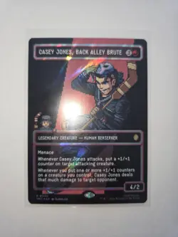 Casey Jones Back Alley Brute Borderless Surge Foil TMNT 90 MTG MINT - Image 4