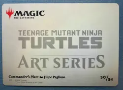 Commander's Plate 50/54 Art Series - MTG Teenage Mutant Ninja Turtles NM/M - Image 2
