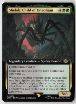 Shelob, Child of Ungoliant (Extended) The Lord of the Rings (374) Norm- MTG - LP - Image 1