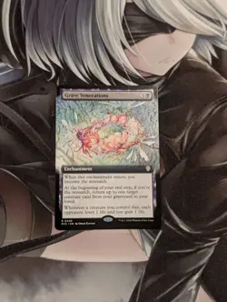 Grave Venerations (Extended Art) MTG Lorwyn Eclipsed Regular - Image 1