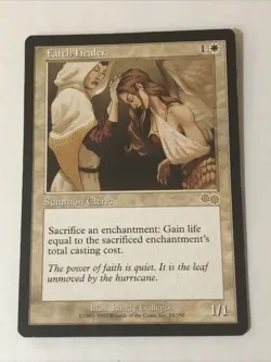 Faith Healer X1 Urza’s Saga Ex Cond See Pics English - Image 1