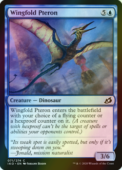 MTG Wingfold Pteron Foil ** Ikoria: Lair of Behemoths ** English (NM) - Image 1