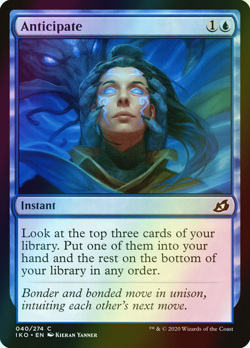 MTG Anticipate Foil ** Ikoria: Lair of Behemoths ** English (NM) - Image 1