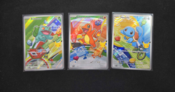 Pokemon First Partner Illustration Promos 30th Anniversary Kanto Starters - Image 1