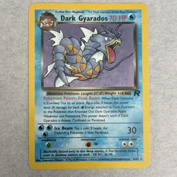 Pokemon Dark Gyarados Team Rocket Holo Rare 8/82 70 HP Wizards of the Coast - Image 1