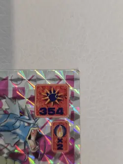 1997 Gyarados Prism Holo - No.384 | Japanese Pokemon x Amada Vintage Sticker - Image 5