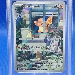 Pokemon Charmander PSA 9 Holo Promo 044 Sv: Scarlet & Violet English 2023 - Image 2