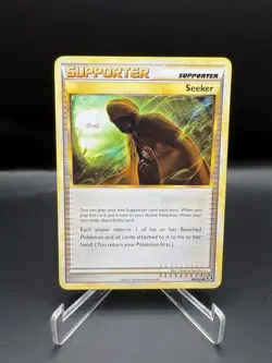 Seeker 88/102 Non-Holo HS Triumphant Pokemon Card 2010 Supporter NM - Image 1