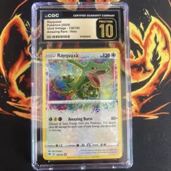 Pokemon Vivid Voltage Rayquaza amazing rare 138/185 CGC PRISTINE 10 - Image 2