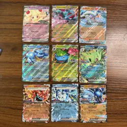 Pokemon TCG Scarlet & Violet Stamped Double Rare Holo Ex Mixed Card Lot - Image 1