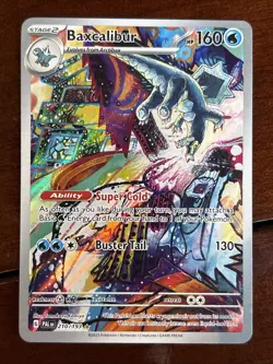 Pokemon Paldea Evolved Baxcalibur 210/183 Illustration Rare - Image 1
