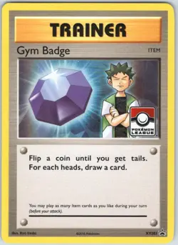 Gym Badge XY203 Promo XY Black Star Promos Pokemon NM - Image 1