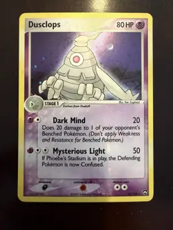 Dusclops Power Keepers Crazy Holo Bleed Pokemon Ex Era - Image 1
