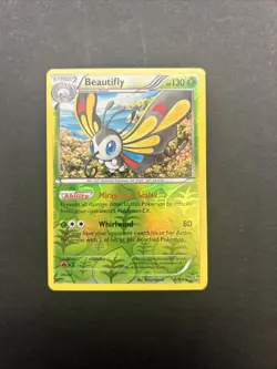 Beautifly - 5/108 - Holo Rare - Reverse Holo LP, English Pokemon Roaring Skies - Image 1