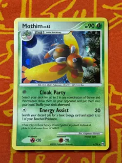 POKEMON TCG MOTHIM 6/99 HOLO RARE NEAR MINT ARCEUS - Image 1