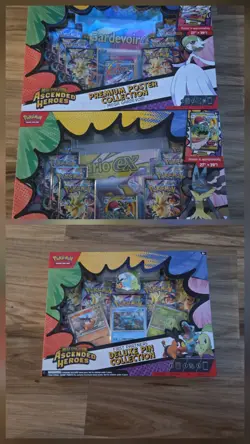 Pokemon Ascended Heroes Bundle Posterx2 And Deluxe Pin - Image 1