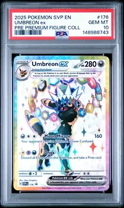Umbreon ex SVP176 PSA 10 Scarlet & Violet Promo 2025 Holo Tera Gem Mint Pokemon - Image 1