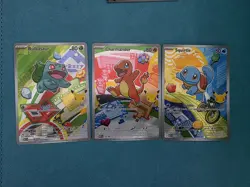 Pokemon Bulbasaur Charmander Squirtle MEP 037 038 039 First Partner Promo Gen 1 - Image 2